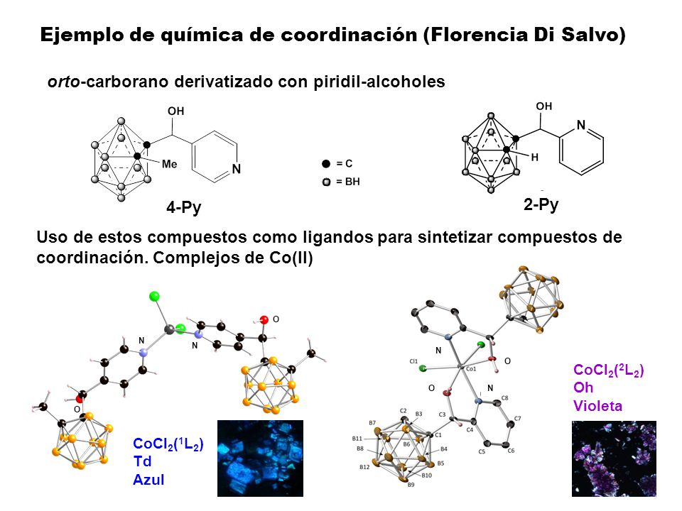 Ejemplo de química de coordinación (Florencia Di Salvo)