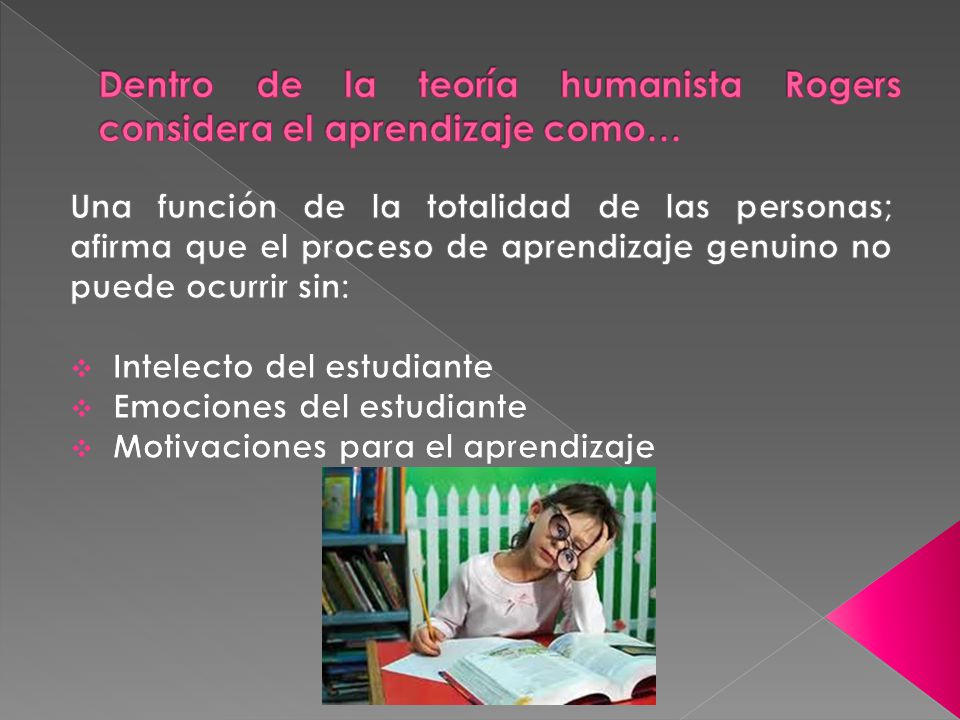 Dentro de la teoría humanista Rogers considera el aprendizaje como…