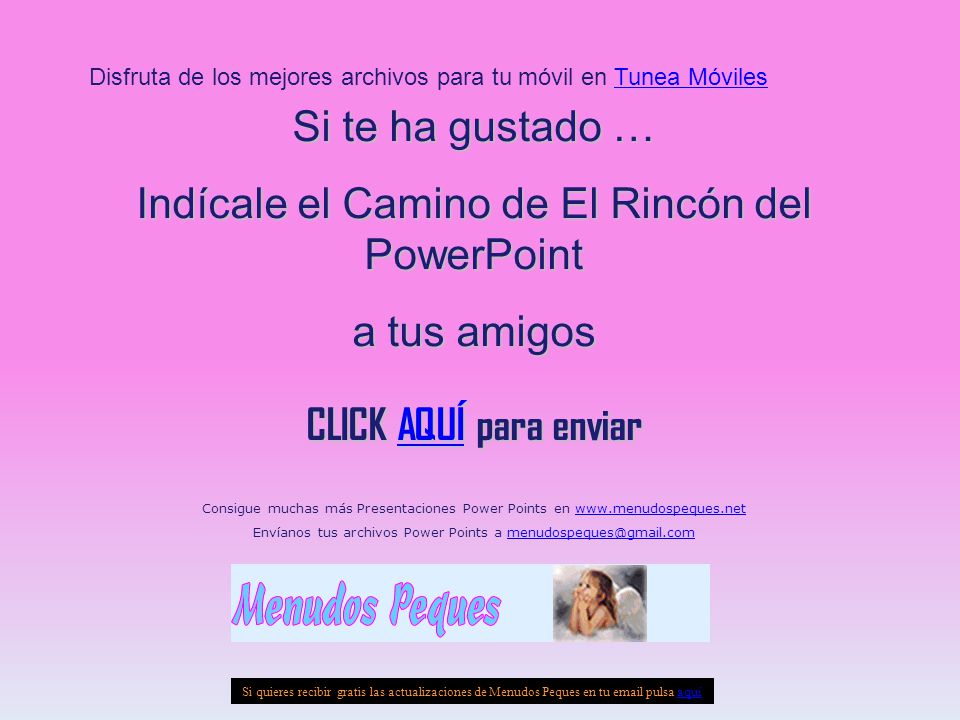 Indícale el Camino de El Rincón del PowerPoint a tus amigos