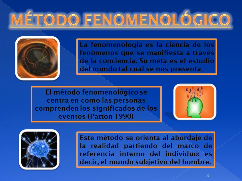 MÉTODO FENOMENOLÓGICO - ppt video online descargar