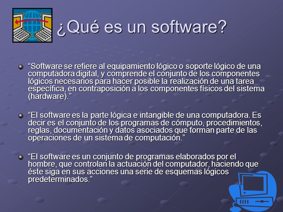 ¿Qué es un software
