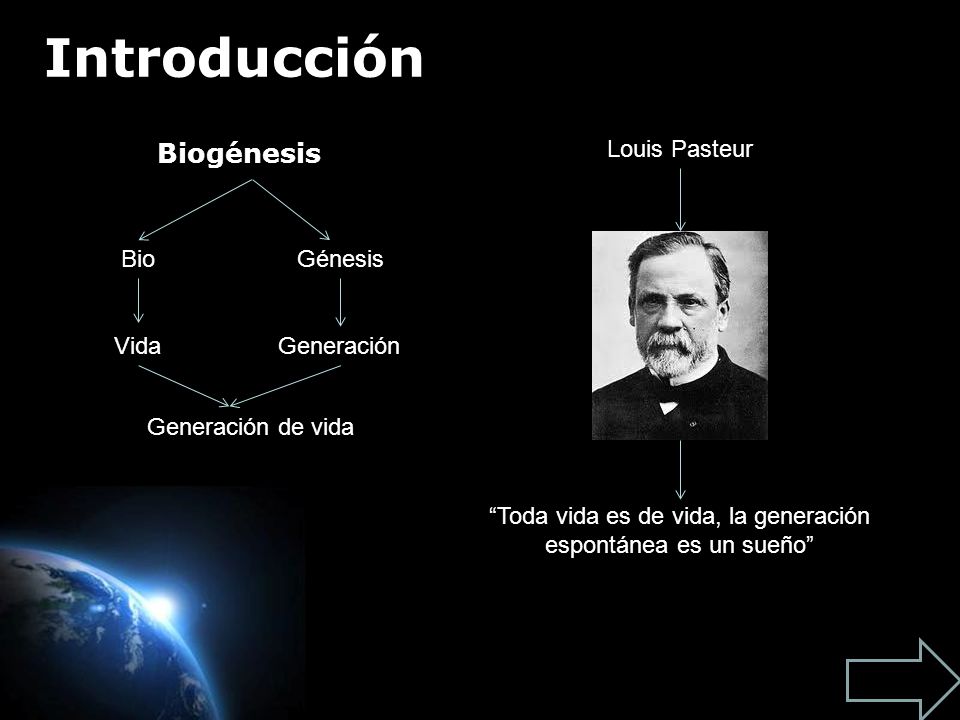 Toda vida es de vida, la generación espontánea es un sueño