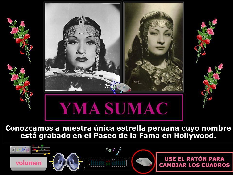 YMA SUMAC Conozcamos a nuestra única estrella peruana cuyo nombre está grabado en el Paseo de la Fama en Hollywood.