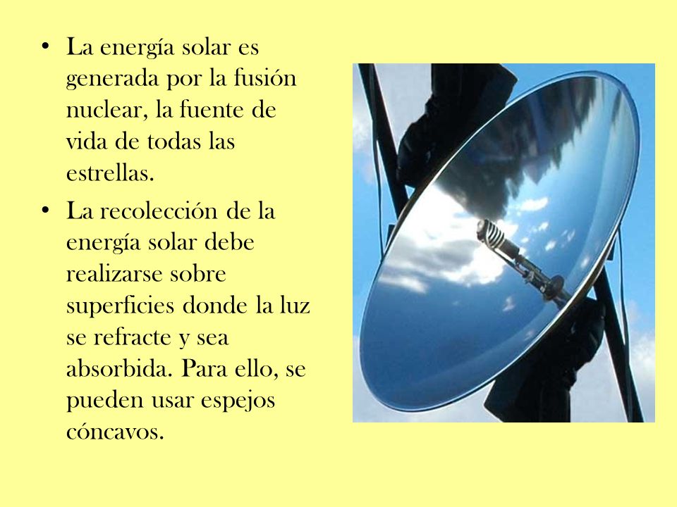 La energía solar es generada por la fusión nuclear, la fuente de vida de todas las estrellas.