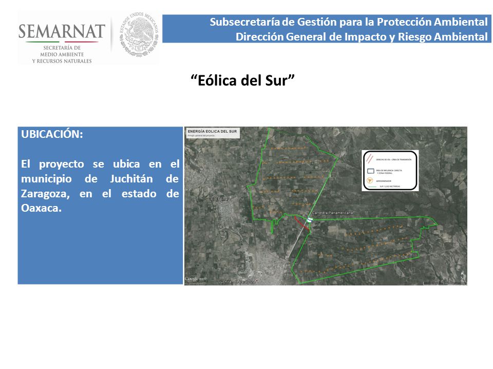Eólica del Sur Subsecretaría de Gestión para la Protección Ambiental