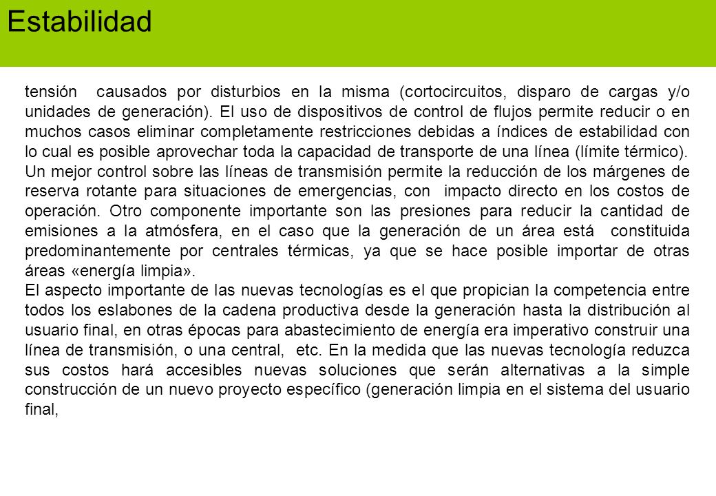 Estabilidad