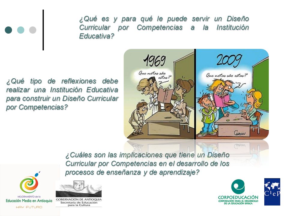 ¿Qué es y para qué le puede servir un Diseño Curricular por Competencias a la Institución Educativa