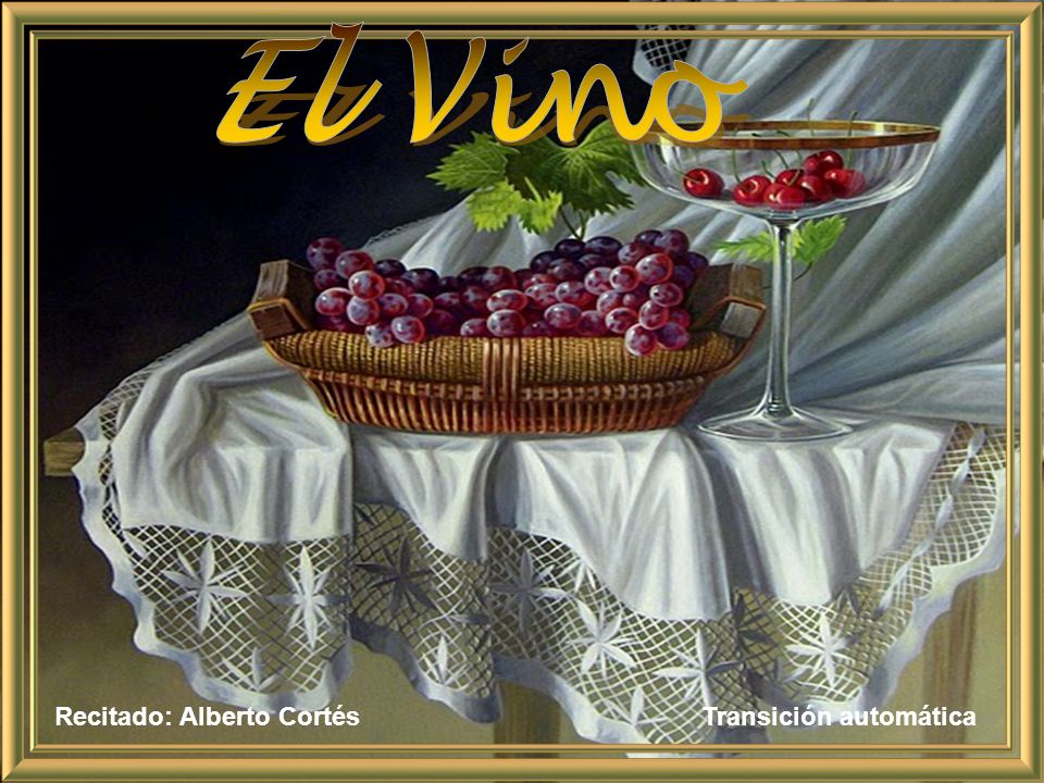 El Vino Recitado: Alberto Cortés Transición automática.
