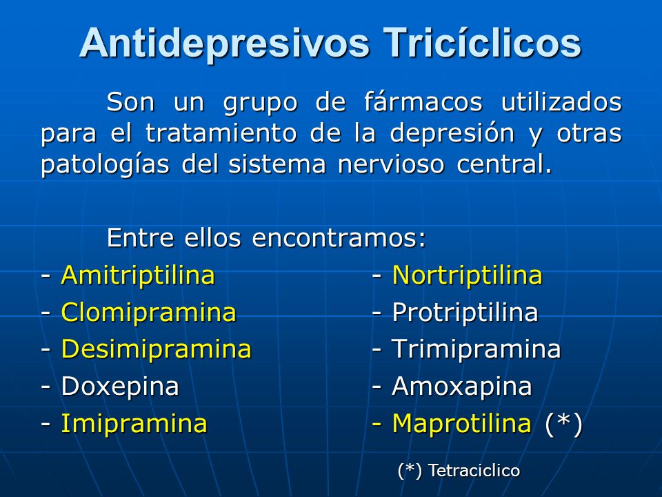 Intoxicación por Antidepresivos Tricíclicos - ppt video online descargar