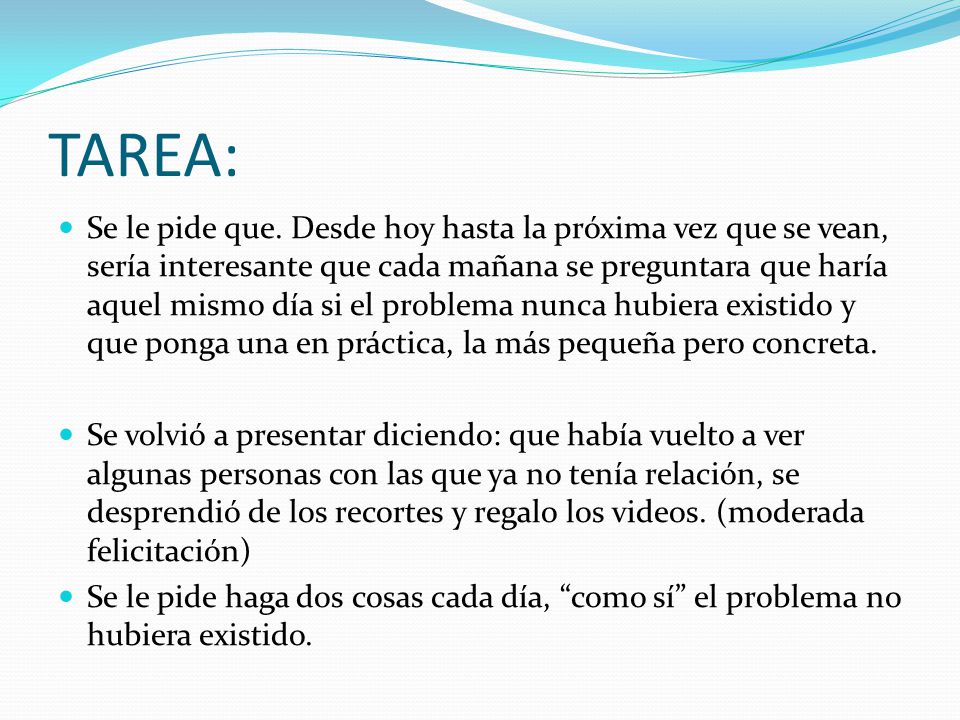 TAREA: