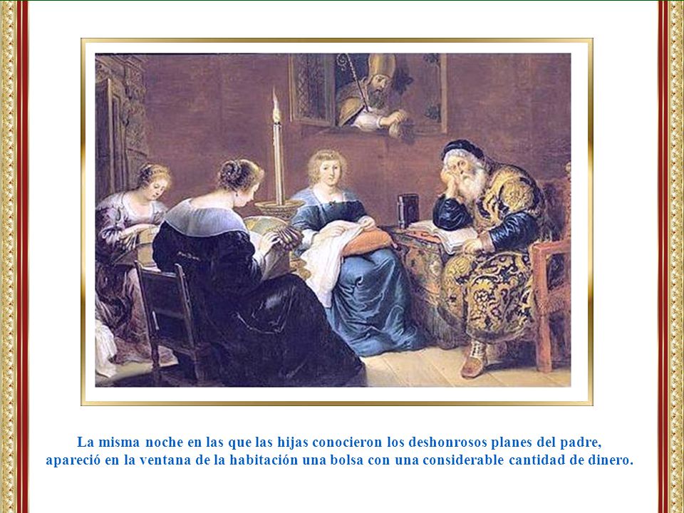 La misma noche en las que las hijas conocieron los deshonrosos planes del padre,