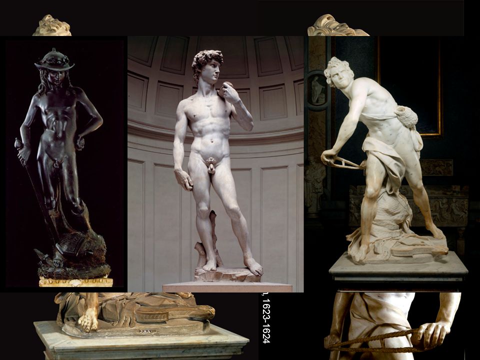 Gian Lorenzo Bernini, David, Galeria Borghese, Roma, 170cm,