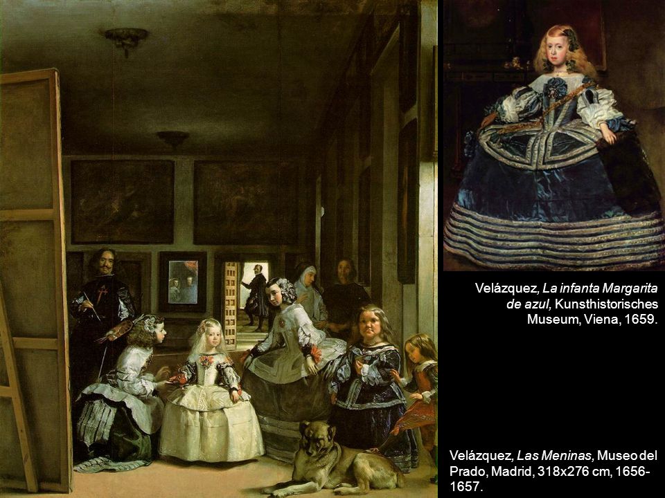 Velázquez, La infanta Margarita de azul, Kunsthistorisches Museum, Viena, 1659.