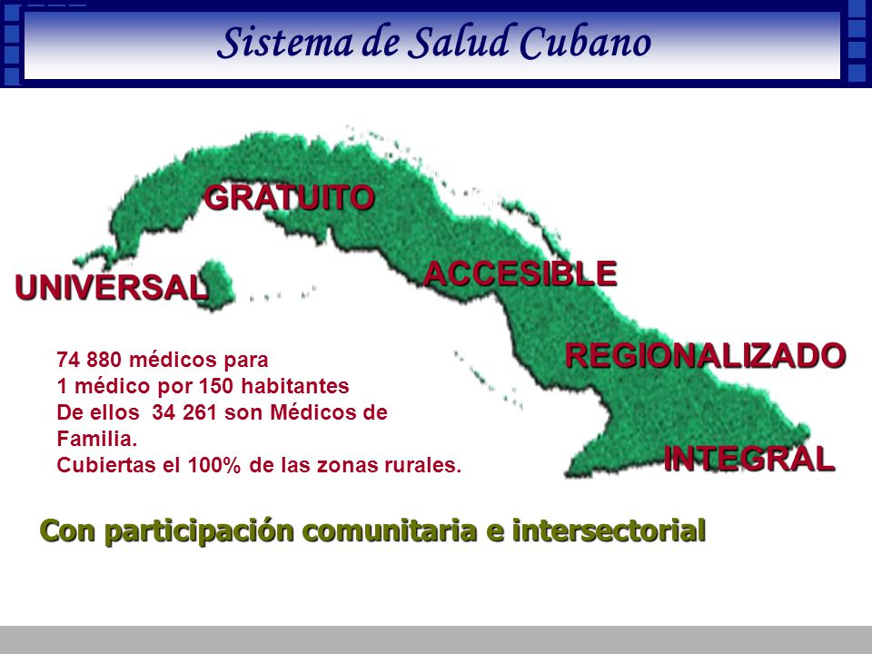 Sistema de Salud Cubano