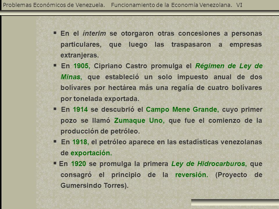 En el ínterim se otorgaron otras concesiones a personas