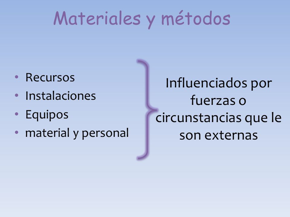 Influenciados por fuerzas o circunstancias que le son externas