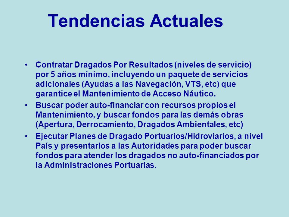 Tendencias Actuales