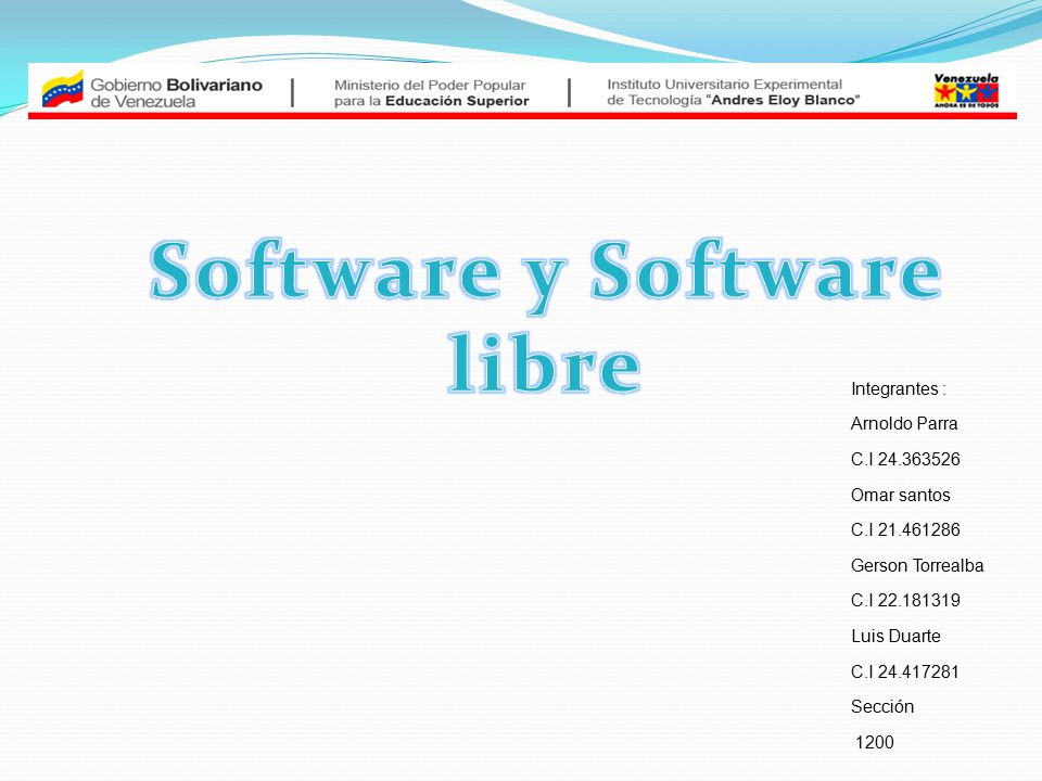 Software y Software libre