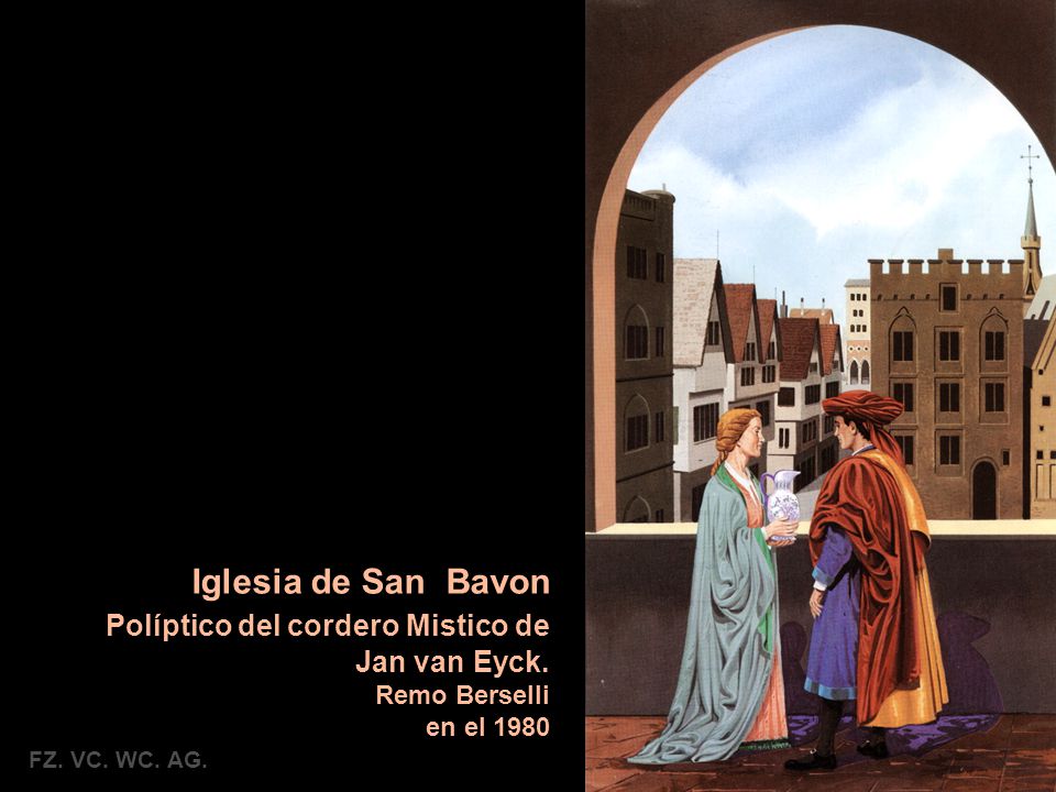 Políptico del cordero Mistico de Jan van Eyck.
