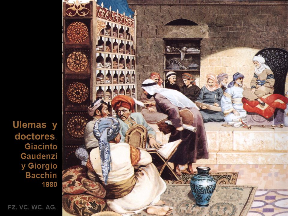 Ulemas y doctores. Giacinto Gaudenzi y Giorgio Bacchin 1980
