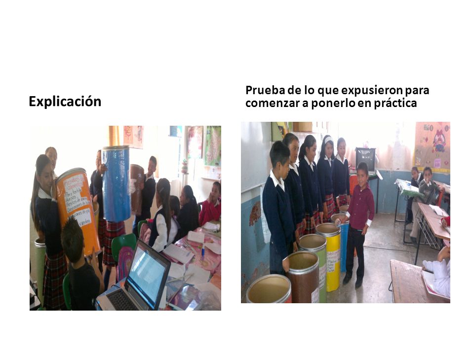 Explicación Prueba de lo que expusieron para comenzar a ponerlo en práctica