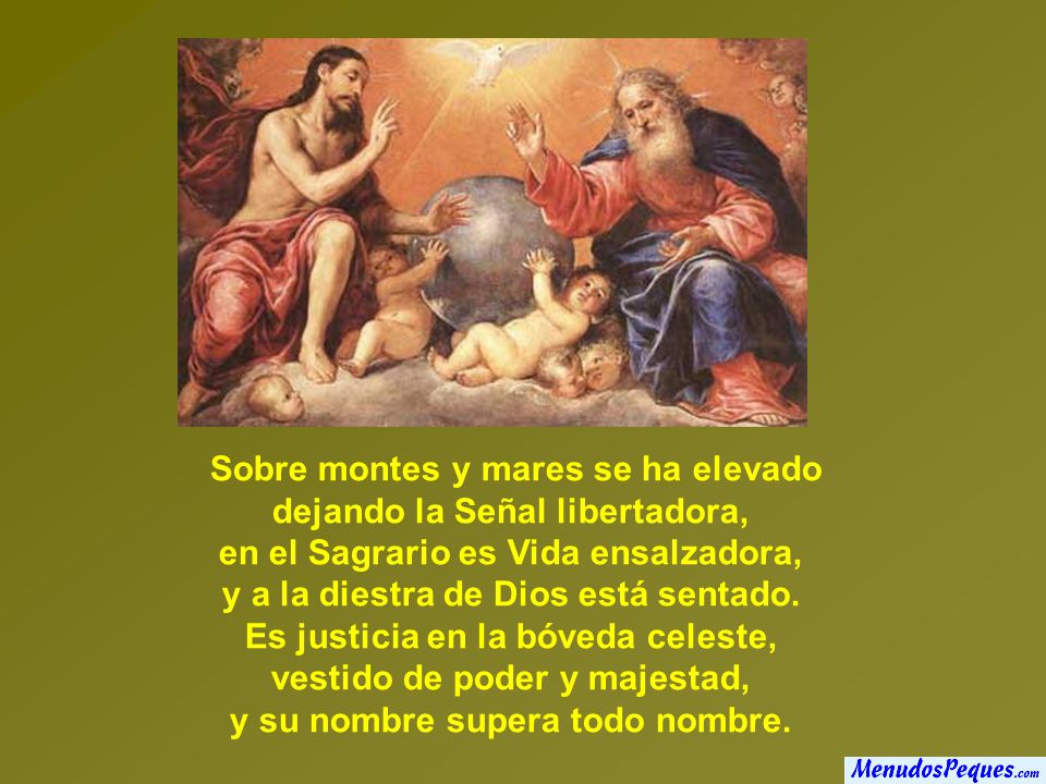 Sobre montes y mares se ha elevado dejando la Señal libertadora,