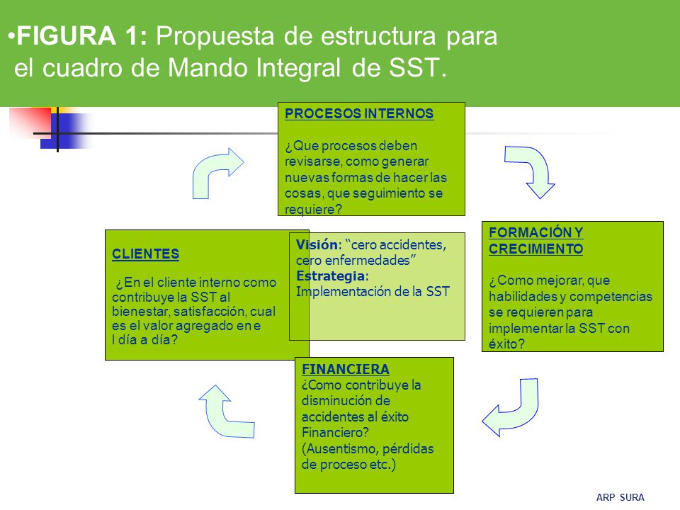 FIGURA 1: Propuesta de estructura para el cuadro de Mando Integral de SST.
