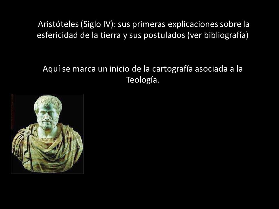 Aquí se marca un inicio de la cartografía asociada a la Teología.