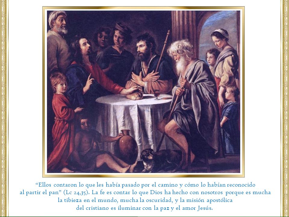 la tibieza en el mundo, mucha la oscuridad, y la misión apostólica