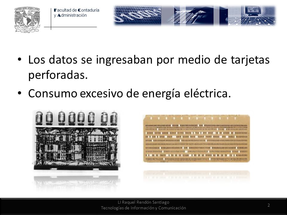 LI Raquel Rendón Santiago Tecnologías de Información y Comunicación