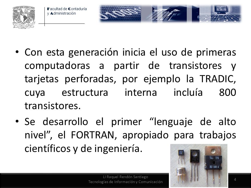 LI Raquel Rendón Santiago Tecnologías de Información y Comunicación
