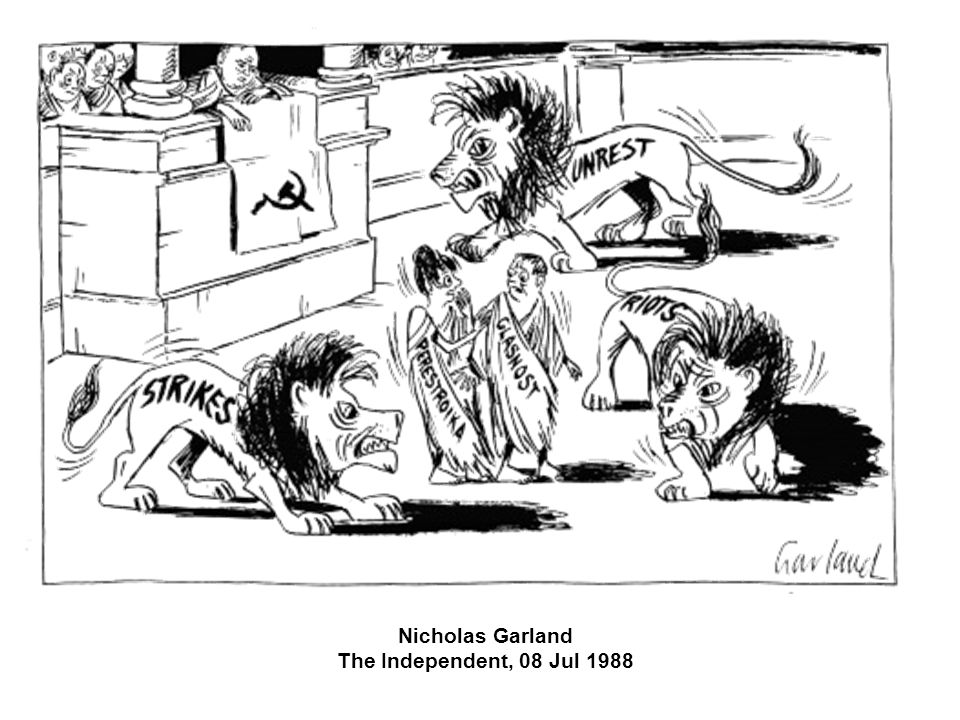 Nicholas Garland The Independent, 08 Jul 1988