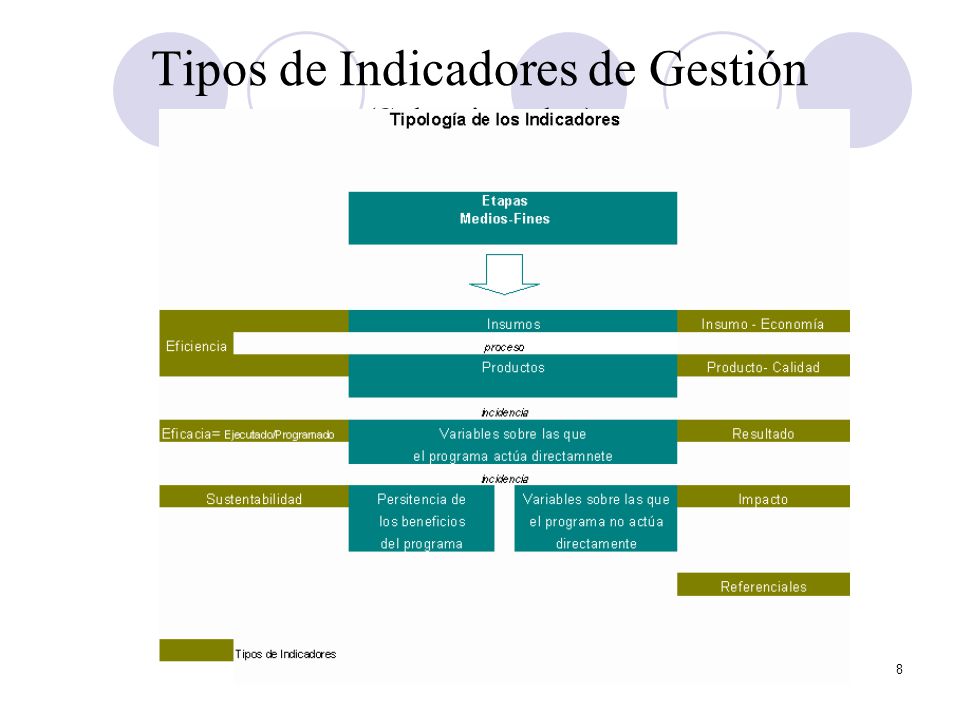 Tipos de Indicadores de Gestión (Seleccionados)