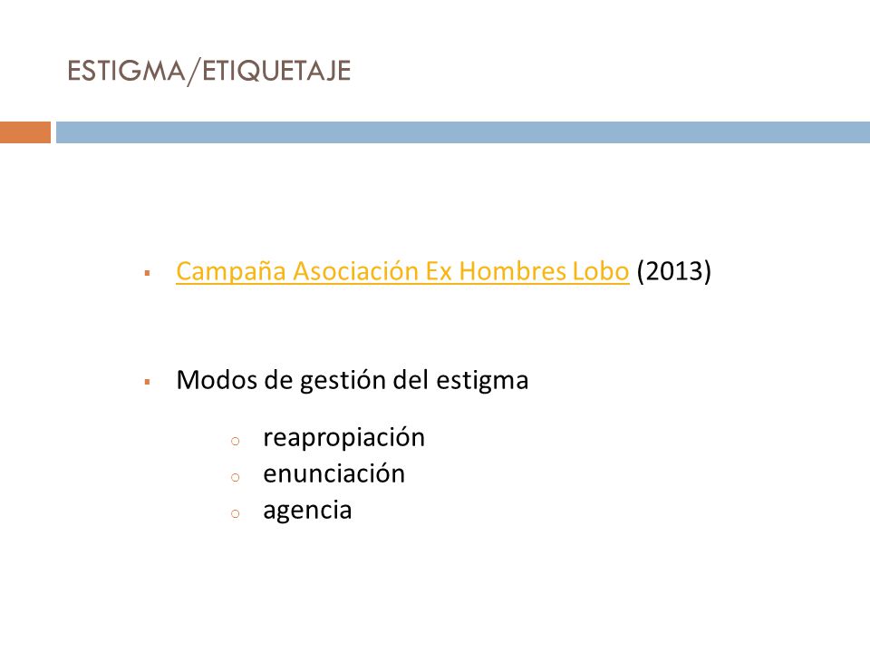 ESTIGMA/ETIQUETAJE Campaña Asociación Ex Hombres Lobo (2013)