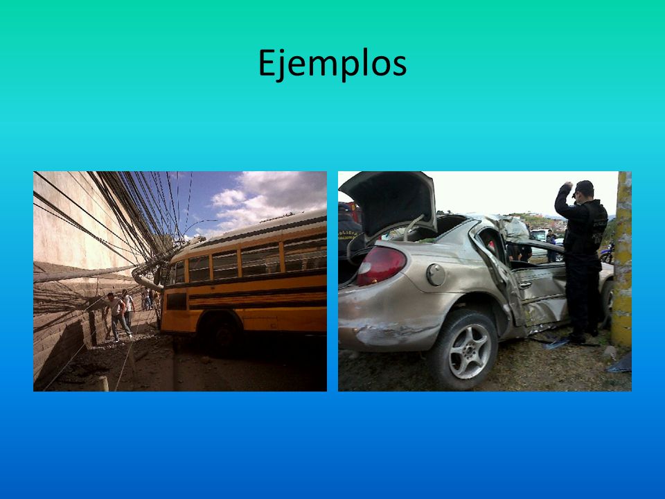 Ejemplos Alejandro ponga fotos accidentes de tránsito reales o de emergencias