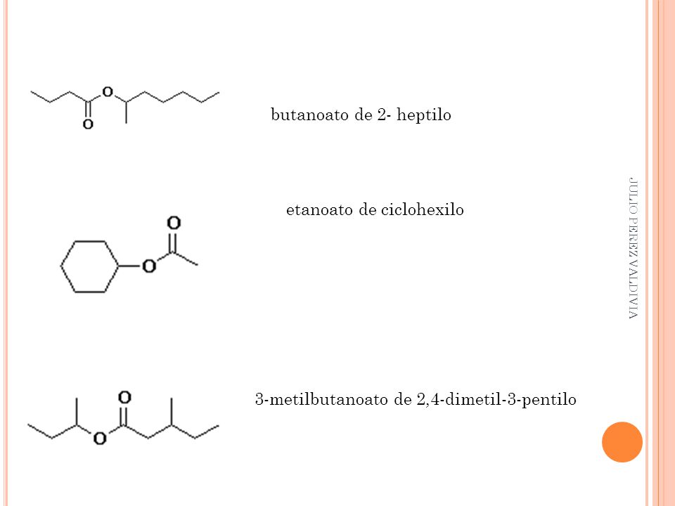 COMPUESTOS ORGANICOS ESTERES ESTERES Y LAS FRUTAS Asignatura Química - ppt  video online descargar