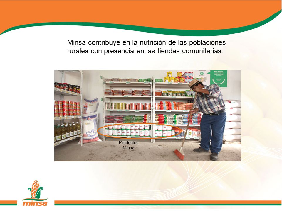 Minsa contribuye en la nutrición de las poblaciones rurales con presencia en las tiendas comunitarias.
