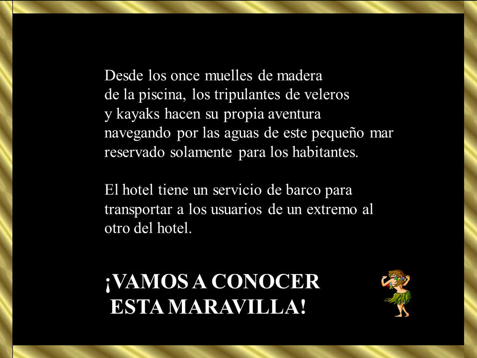 ¡VAMOS A CONOCER ESTA MARAVILLA! Desde los once muelles de madera