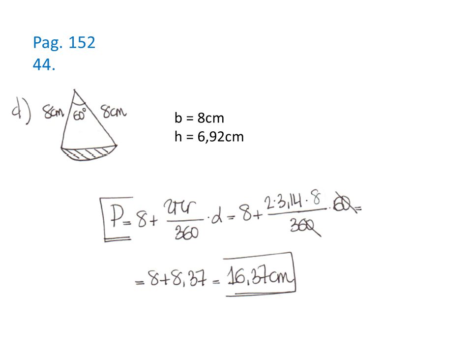 Pag b = 8cm h = 6,92cm