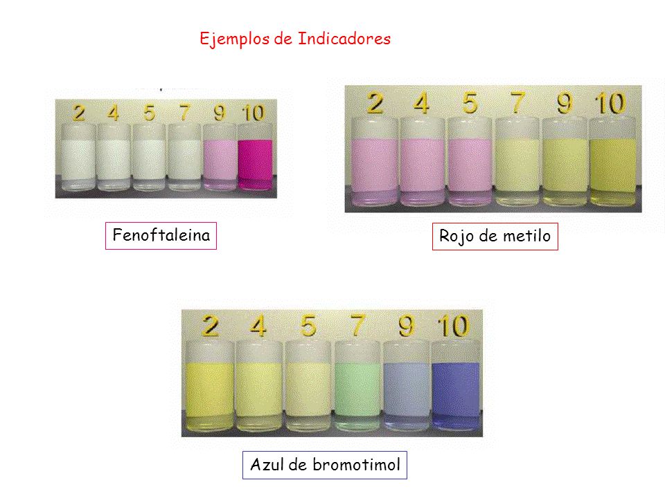 Ejemplos de Indicadores