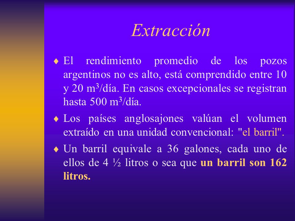 Extracción