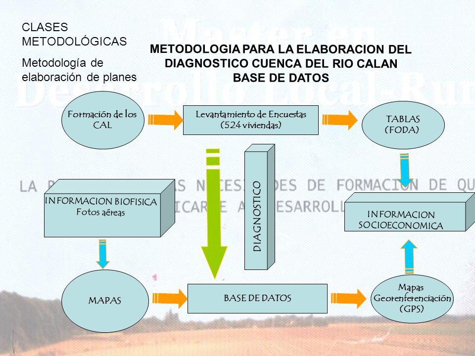 METODOLOGIA PARA LA ELABORACION DEL DIAGNOSTICO CUENCA DEL RIO CALAN