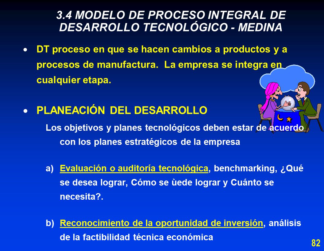 3.4 MODELO DE PROCESO INTEGRAL DE DESARROLLO TECNOLÓGICO - MEDINA