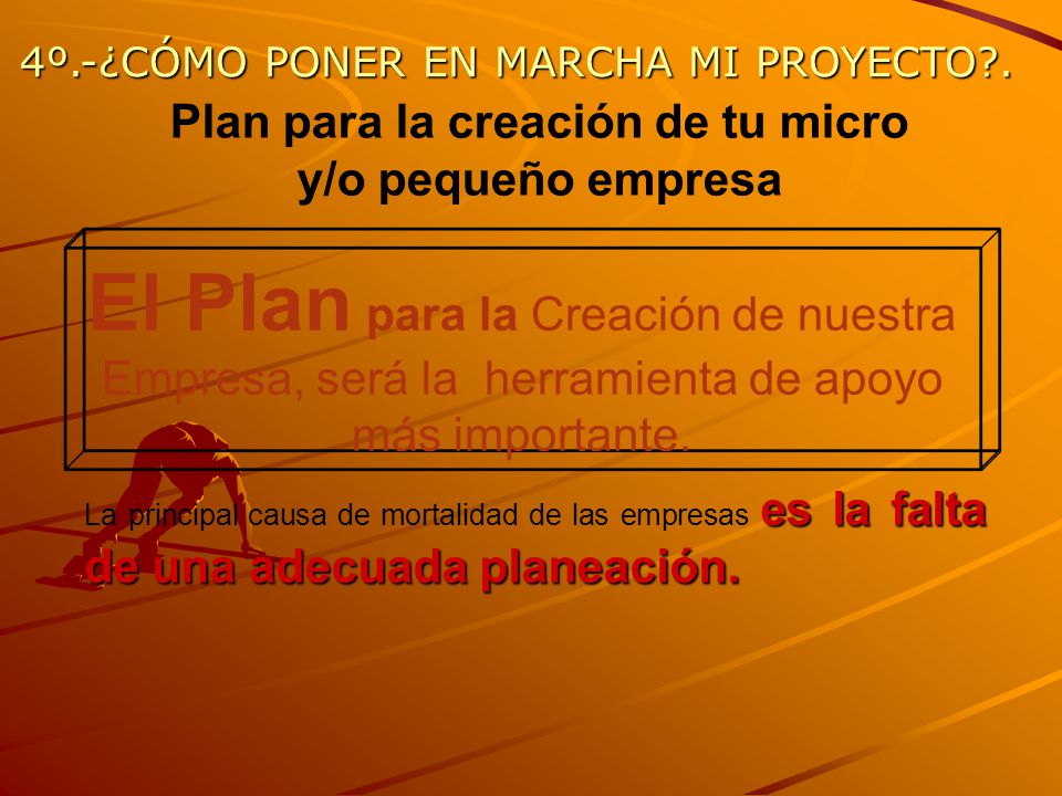 Plan para la creación de tu micro y/o pequeño empresa