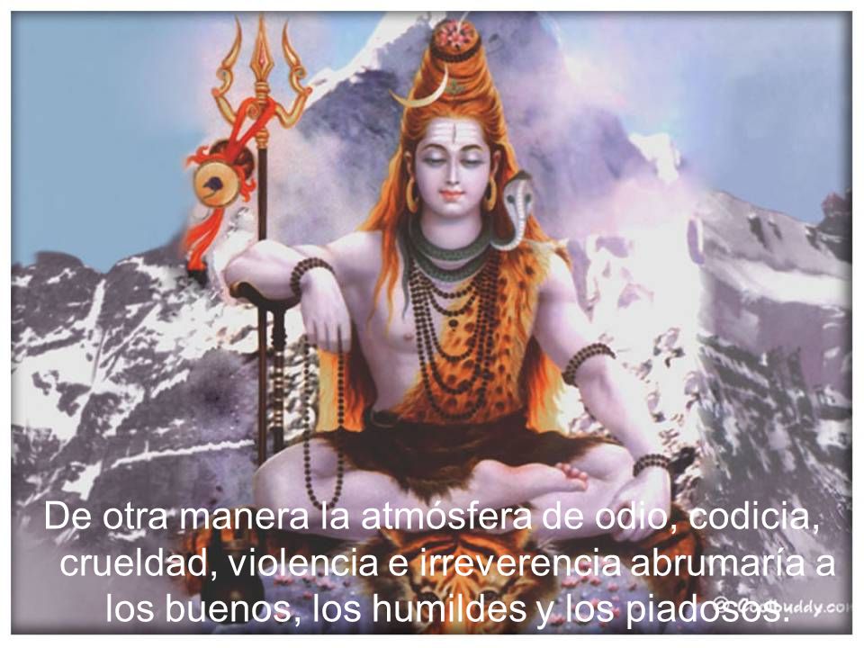De otra manera la atmósfera de odio, codicia, crueldad, violencia e irreverencia abrumaría a los buenos, los humildes y los piadosos.