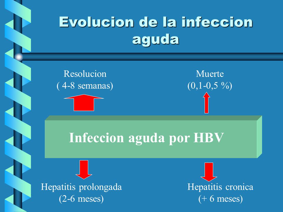Evolucion de la infeccion aguda