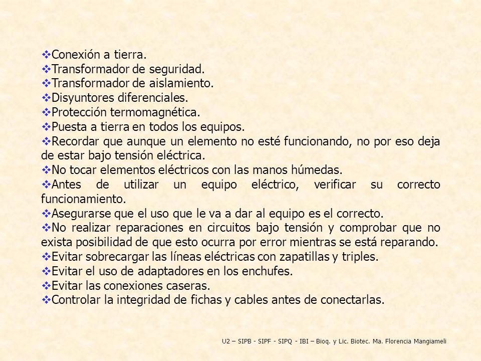 Transformador de seguridad. Transformador de aislamiento.
