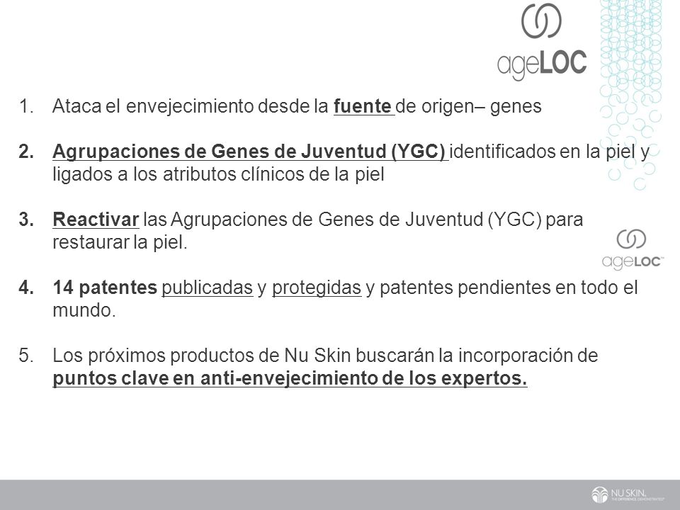 Ataca el envejecimiento desde la fuente de origen– genes