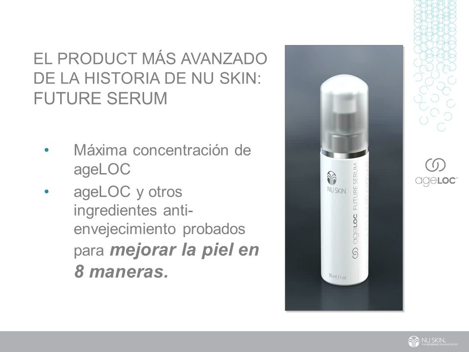 EL PRODUCT MÁS AVANZADO DE LA HISTORIA DE NU SKIN: FUTURE SERUM