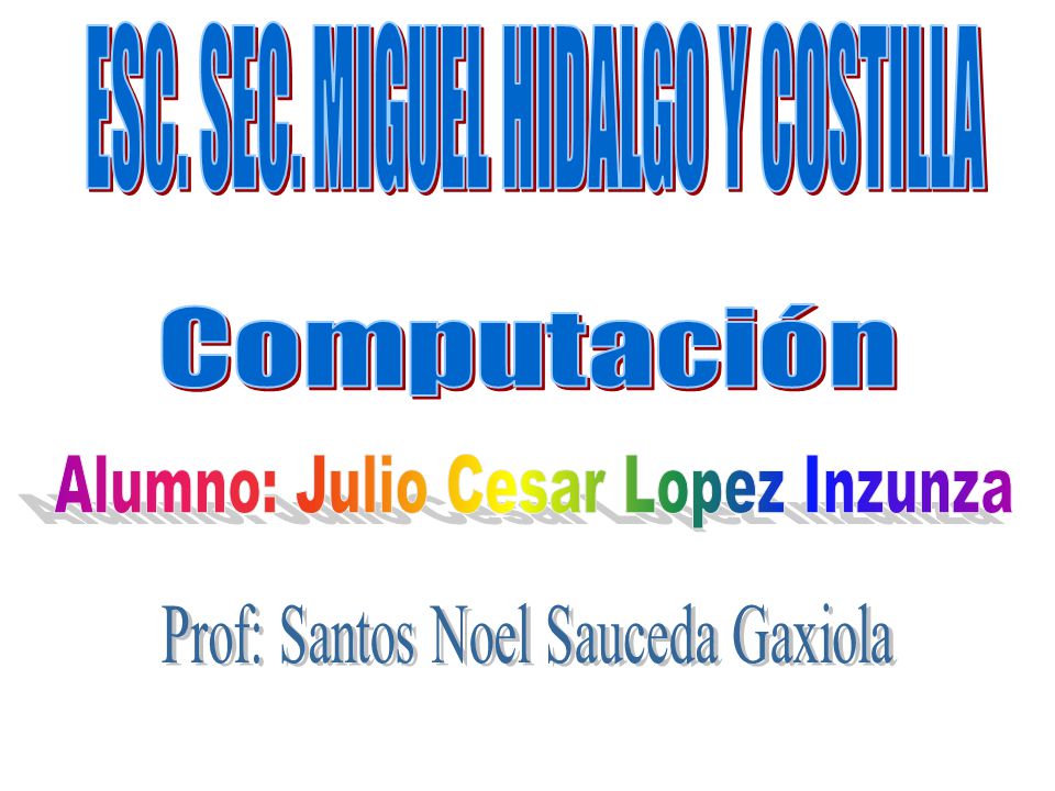 ESC. SEC. MIGUEL HIDALGO Y COSTILLA